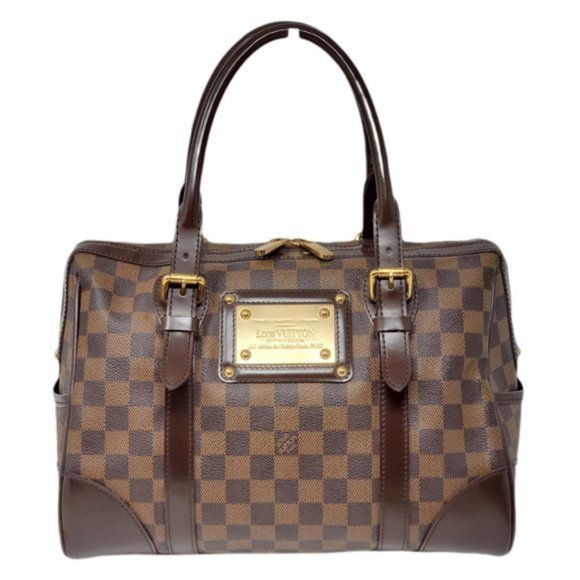 Auth Louis Vuitton Berkeley Damier Ebene Hand Bag - Picture 1 of 16